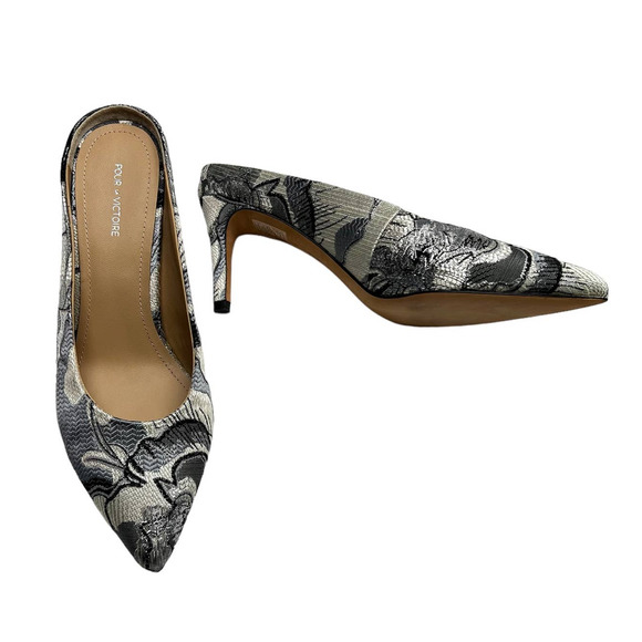 Pour La Victoire Shoes - Pour La Victoire Women's Daria Mule in Steel Women’s Size 7.5